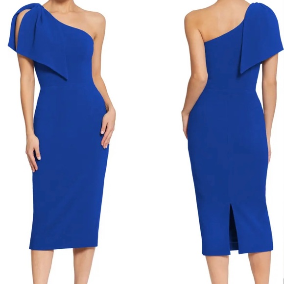Sold on a different platform - Tiffany One-Shoulder Midi Dress (small) - Picture 1 of 3